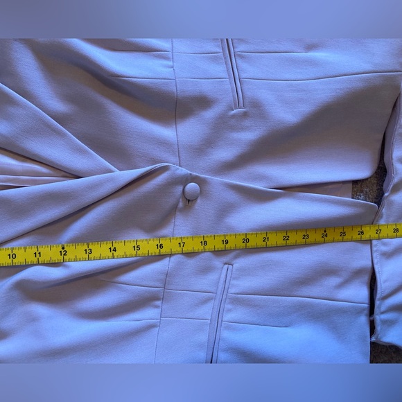 Handmade lace inlay blazer and tulip skirt set perfect for wedding-unfinished - Picture 8 of 13